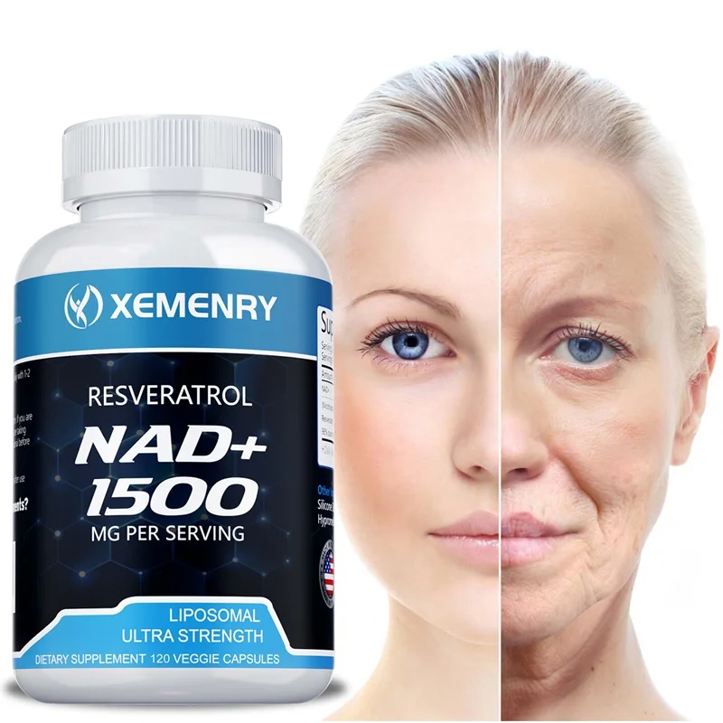 Resveratrol Capsule Anti Aging - NAD+ Takviyeleri - Hücre Sağlığını Desteklemek,