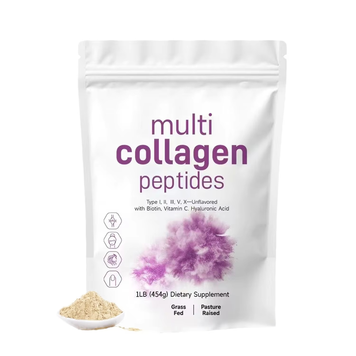 X Nutrition - 454G Çoklu Kolajen Peptit Tozu -
