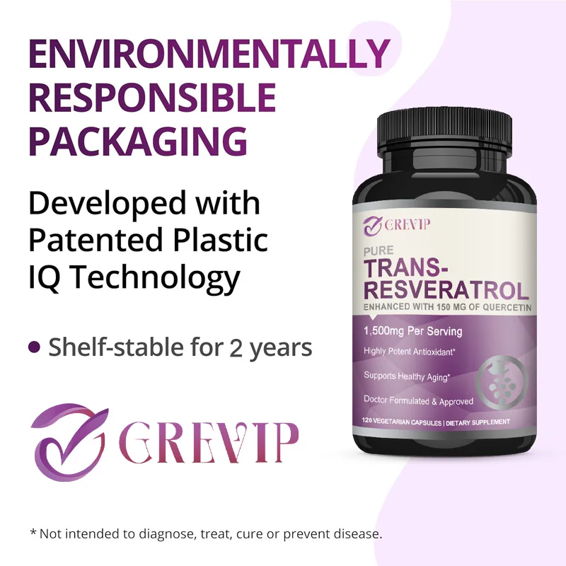 Trans-Resveratrol 1500mg - Güç - Resveratrol Capsule Anti Aging incelemesi ve fiyatı