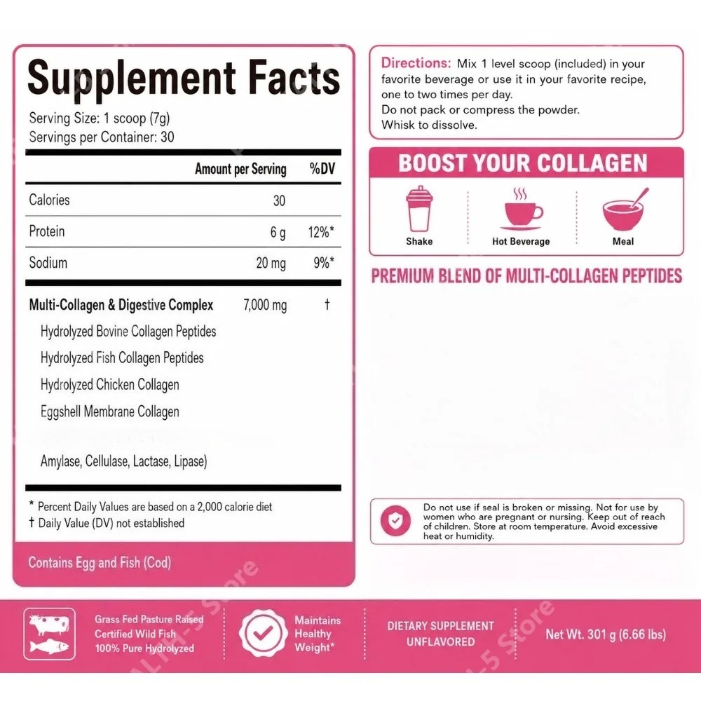 Hidrolize Çoklu Kolajen Tozu T - X Nutrition incelemesi ve fiyatı