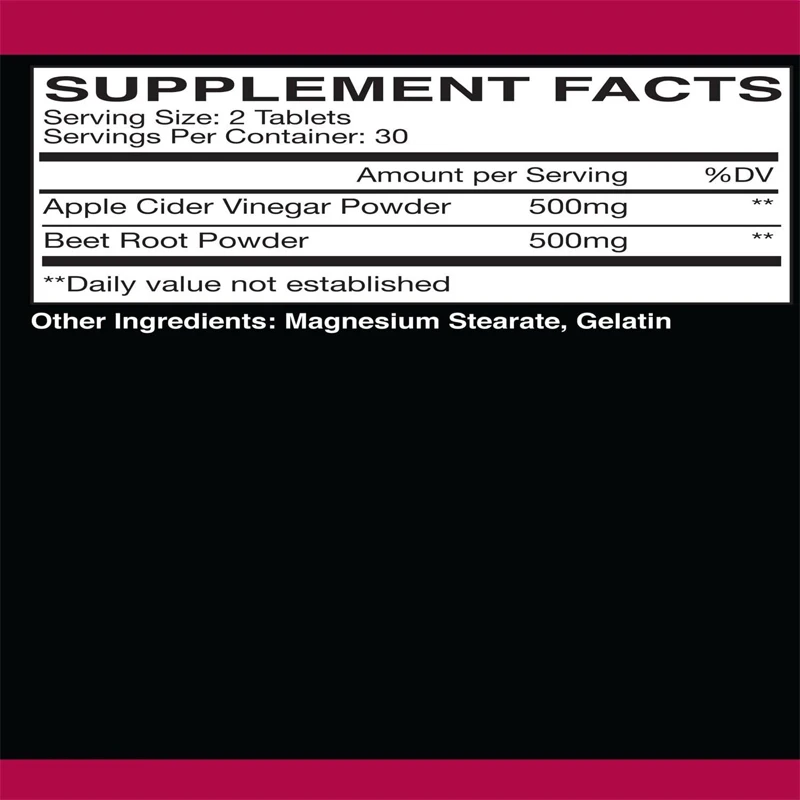 Elma Sirkesi + Pancar Kapsülle - Apple Cider Vinegar Pill incelemesi ve fiyatı