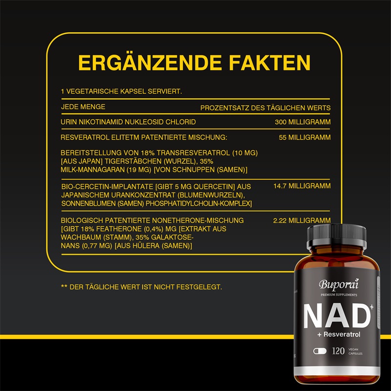 NAD+ Takviyeleri - Yaşlanma ka - Resveratrol Capsule Anti Aging incelemesi ve fiyatı