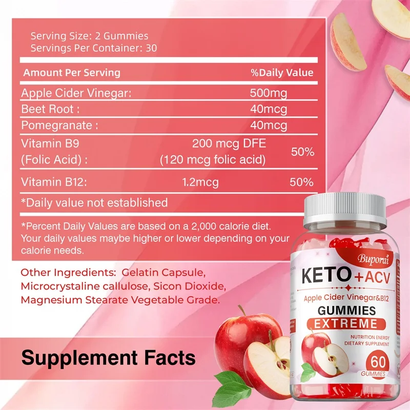 Keto + Elma Sirkesi Jelibonlar - Apple Cider Vinegar Pill incelemesi ve fiyatı