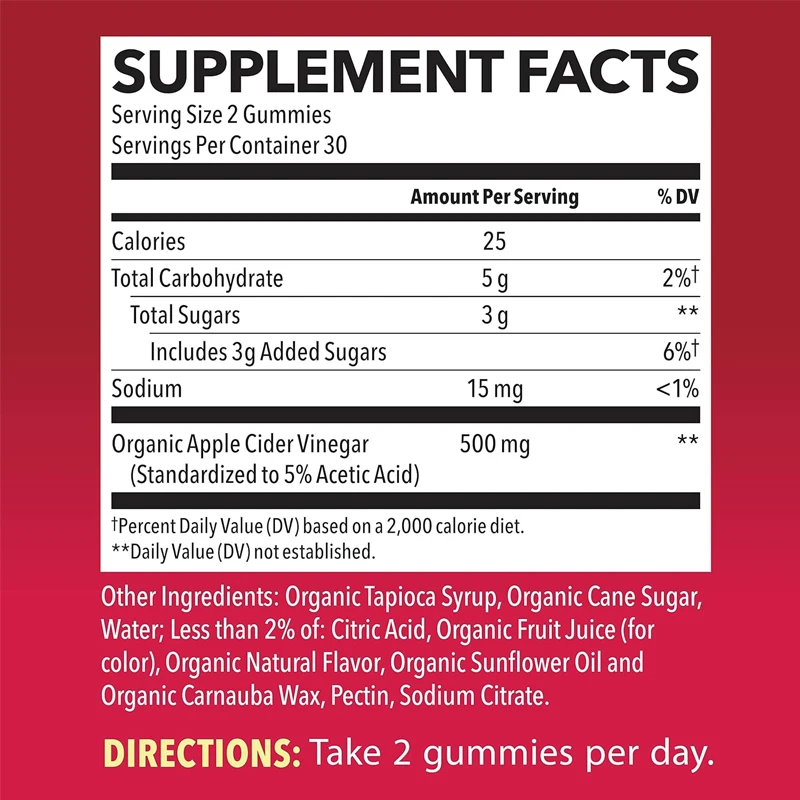 Organik Elma Sirkesi Jelibonla - Apple Cider Vinegar Pill incelemesi ve fiyatı