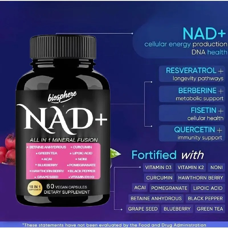 NAD takviyesi nikotinamid nükl - Resveratrol Capsule Anti Aging incelemesi ve fiyatı