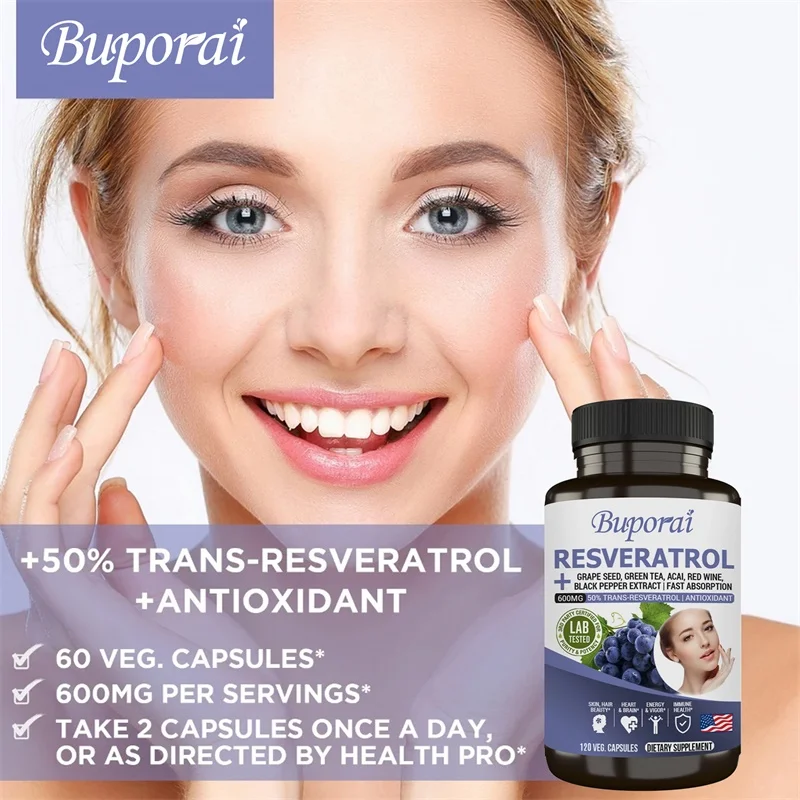 Resveratrol Kapsülleri - Antio - Resveratrol Capsule Anti Aging incelemesi ve fiyatı
