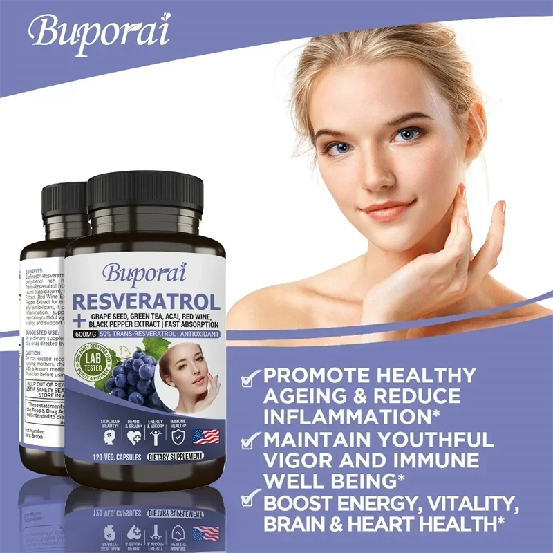 Resveratrol Kapsülleri - Antio - Resveratrol Capsule Anti Aging incelemesi ve fiyatı