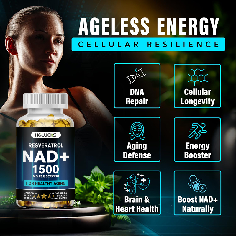 HOLUCKS NAD+ Kapsülleri, NAD+  - Resveratrol Capsule Anti Aging incelemesi ve fiyatı
