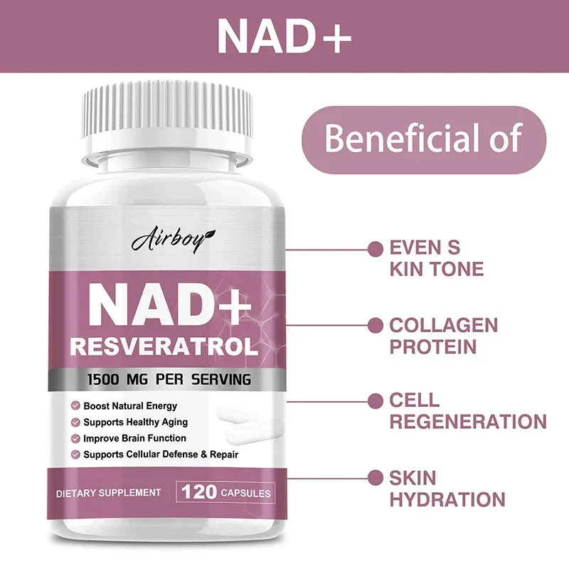 NAD+ Resveratrol Takviyeleri - - Resveratrol Capsule Anti Aging incelemesi ve fiyatı